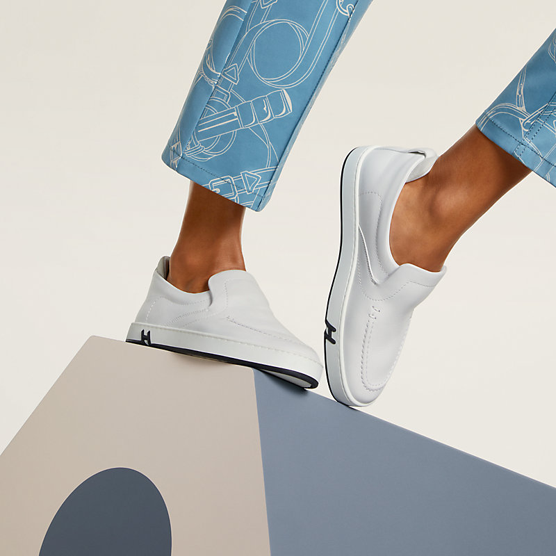 Kiddy slip-on sneaker - White | Hermès USA